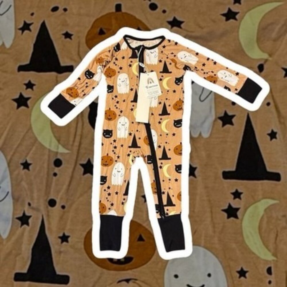 NEW Emerson and Friends Halloween Trick Or Treat Bamboo Soft Pajama 12/18m